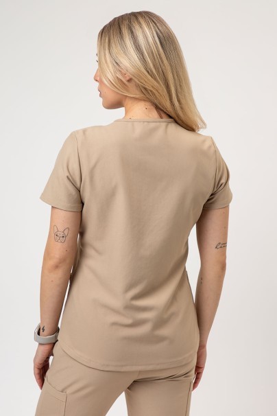 Bluza medyczna damska Cherokee Ultra 3-pocket beżowa-3