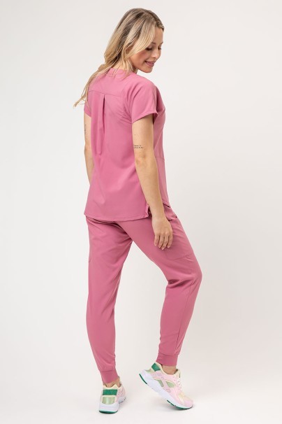 Komplet medyczny damski Maevn Momentum (bluza Dolman, spodnie Jogger) pastelowy róż-2