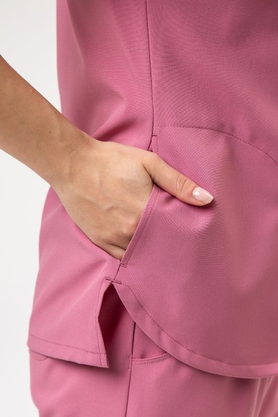 Komplet medyczny damski Maevn Momentum (bluza Dolman, spodnie Flare Leg) pastelowy róż-6
