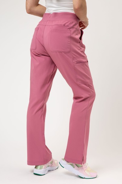 Komplet medyczny damski Maevn Momentum (bluza Dolman, spodnie Flare Leg) pastelowy róż-8