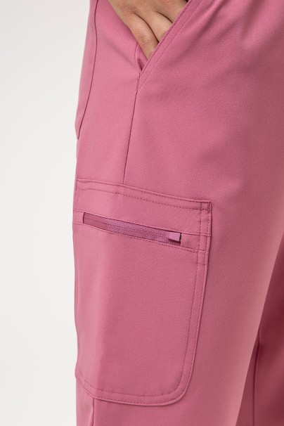 Komplet medyczny damski Maevn Momentum (bluza Dolman, spodnie Flare Leg) pastelowy róż-10