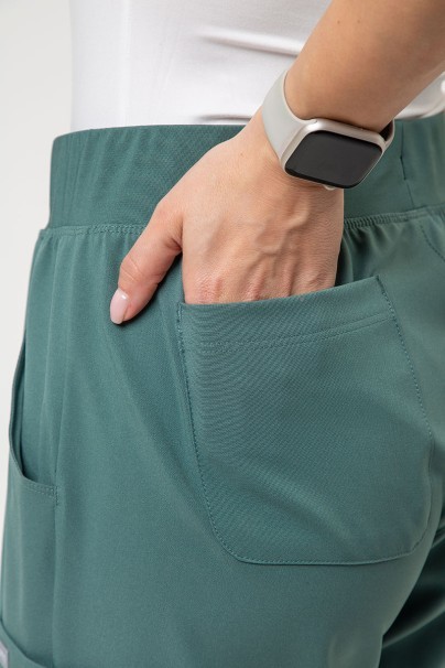 Spodnie medyczne damskie Maevn Momentum Jogger pastelowa zieleń-3