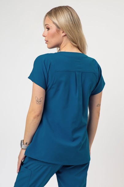 Bluza medyczna damska Maevn Momentum Dolman karaibski błękit