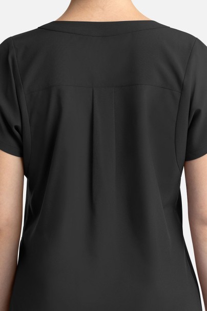 Bluza medyczna damska Maevn Momentum Dolman czarna-5