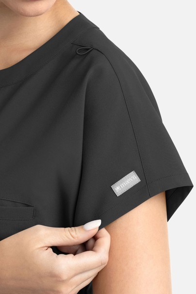 Bluza medyczna damska Maevn Momentum Dolman czarna-3