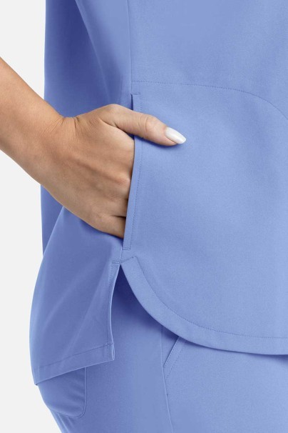 Bluza medyczna damska Maevn Momentum Dolman klasyczny błękit-4