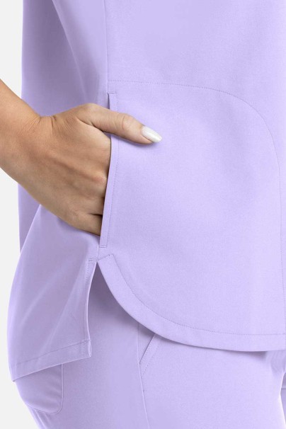 Bluza medyczna damska Maevn Momentum Dolman lawendowa-4