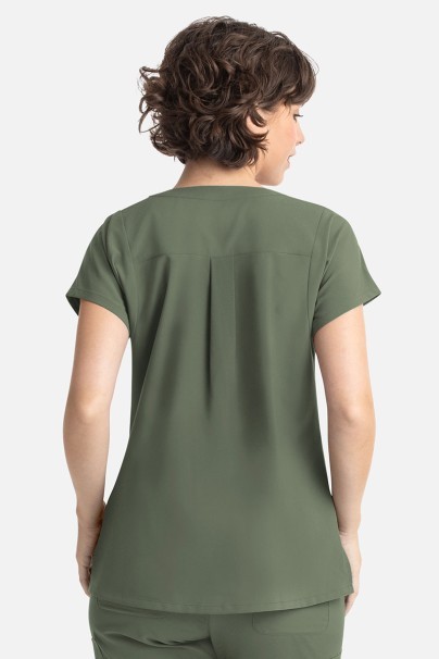Bluza medyczna damska Maevn Momentum Dolman oliwkowa-4