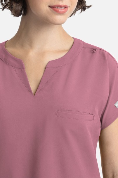 Bluza medyczna damska Maevn Momentum Dolman pastelowy róż-2