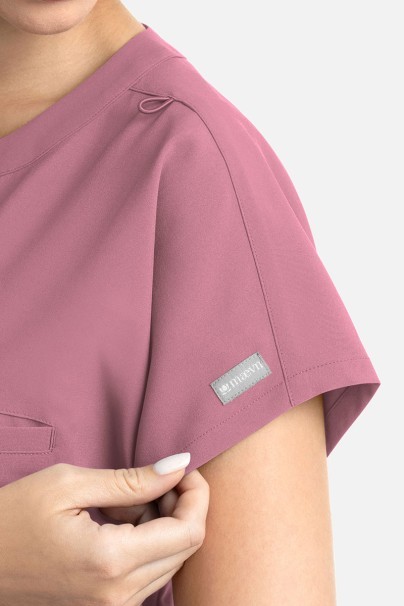 Bluza medyczna damska Maevn Momentum Dolman pastelowy róż-3