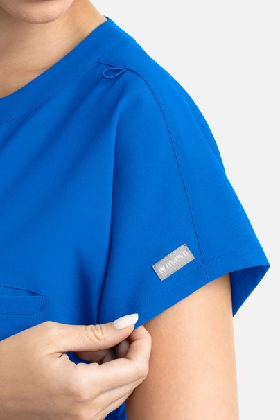 Bluza medyczna damska Maevn Momentum Dolman królewski granat-3