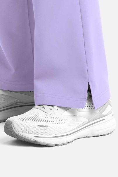 Spodnie medyczne damskie Maevn Momentum Flare Leg lawendowe-6