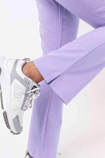Spodnie medyczne damskie Maevn Momentum Flare Leg lawendowe-6