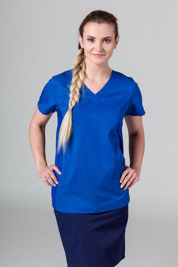 Bluza damska Maevn EON Sporty Mesh królewski granat-2