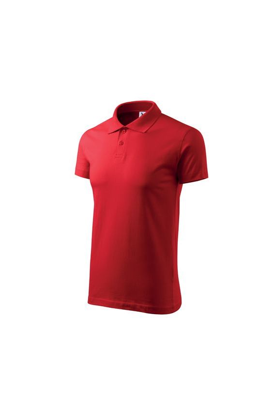 Koszulka męska Polo czerwona-3