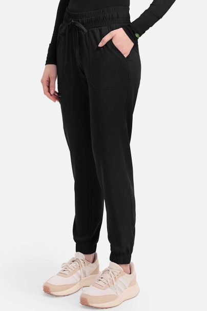 Spodnie medyczne damskie Healing Hands Renee jogger czarne-2