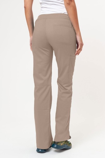 Spodnie medyczne damskie Cherokee Revolution Straight Leg beżowe-2