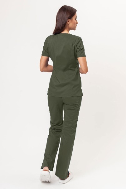 Bluza medyczna damska Cherokee Revolution Mock oliwkowa-6