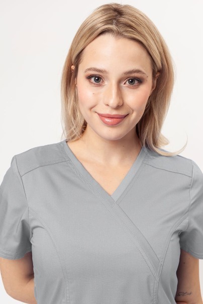 Komplet medyczny damski Cherokee Revolution (bluza Mock, spodnie Straight) popielaty-4