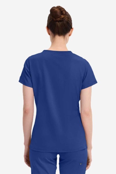 Bluza medyczna damska Dickies EDS NXT Round Neck granatowa-2