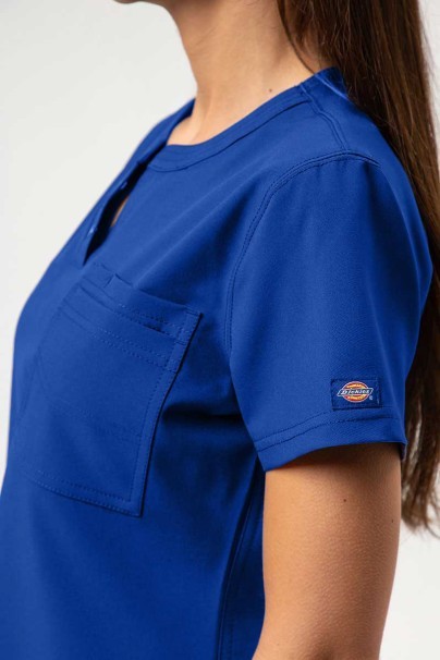 Bluza medyczna damska Dickies EDS NXT Round Neck granatowa-4