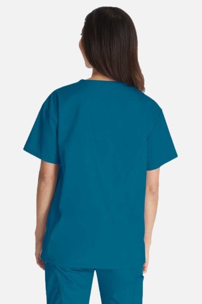Bluza medyczna damska Dickies EDS Signature V-neck Top karaibski błękit-2
