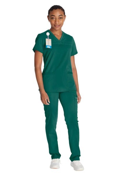 Spodnie medyczne damskie Dickies Balance Mid Rise zielone-4