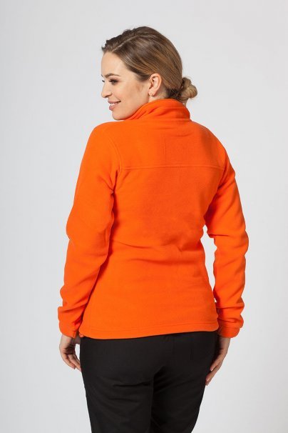 Bluza polarowa damska Malfini Fleece Jacket pomarańczowa-2