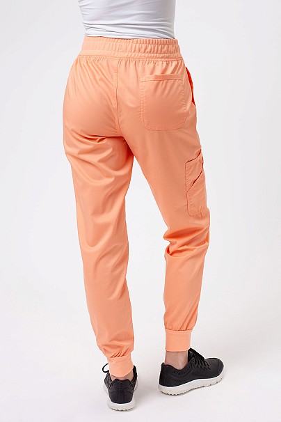 Spodnie medyczne damskie Cherokee Revolution Mid Rise jogger koralowe