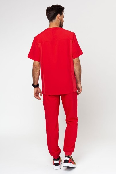 Bluza medyczna męska Maevn Momentum Men V-neck czerwona-7