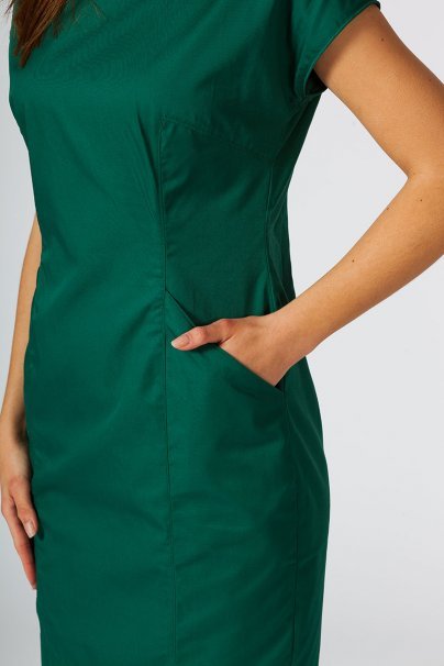Sukienka medyczna damska Sunrise Uniforms Elite butelkowa zieleń-3