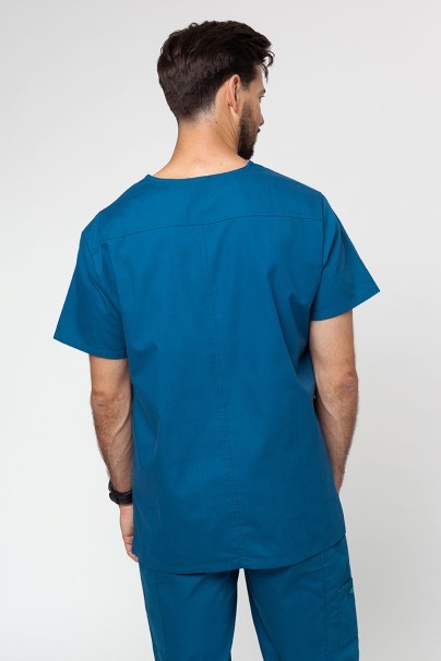Bluza medyczna męska Dickies EDS Signature Men V-neck karaibski błękit-2