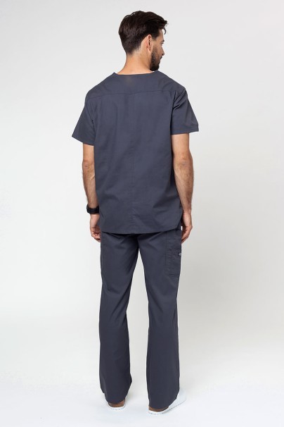 Bluza medyczna męska Dickies EDS Signature Men V-neck szara-7