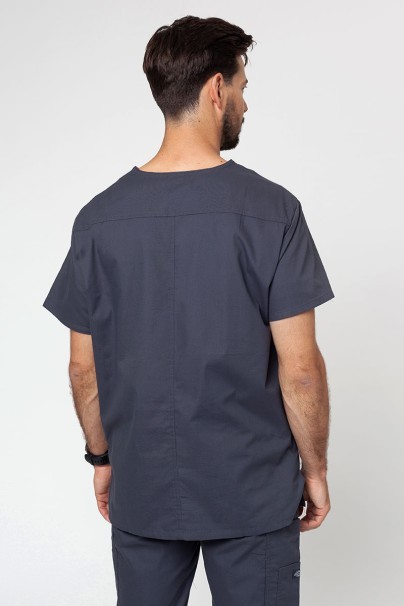 Bluza medyczna męska Dickies EDS Signature Men V-neck szara-1