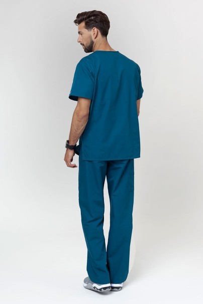 Bluza medyczna męska Cherokee Originals V-neck Top Men karaibski błękit-5