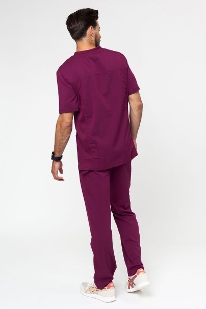 Bluza medyczna męska Dickies Balance Men V-neck wiśniowa-7