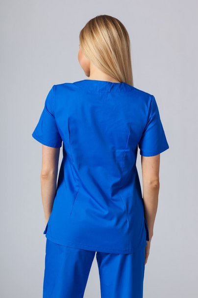 Komplet medyczny damski Sunrise Uniforms Basic Classic (bluza Light, spodnie Regular) królewski granat-3