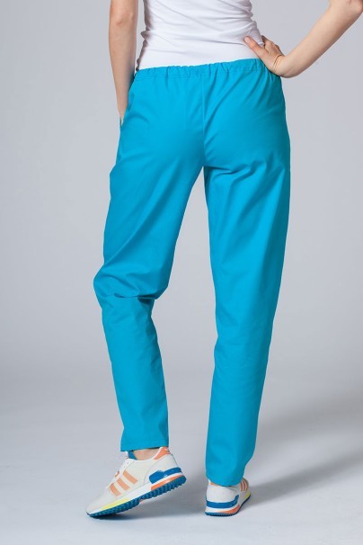 Komplet medyczny damski Sunrise Uniforms Basic Classic (bluza Light, spodnie Regular) turkusowy-7