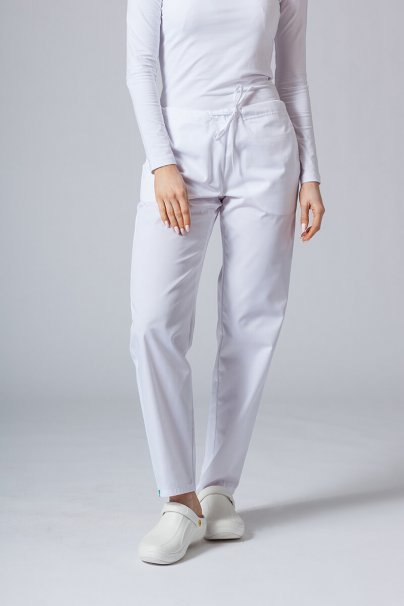 Komplet medyczny Sunrise Uniforms biały (z bluzą taliowaną)-8