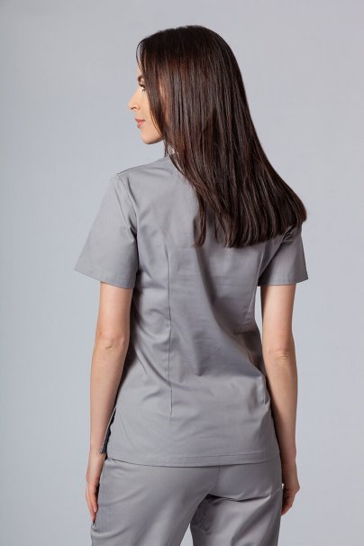 Komplet medyczny damski Sunrise Uniforms Basic Classic (bluza Light, spodnie Regular) szary-6