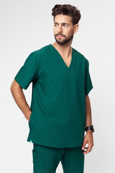 Komplet medyczny męski Sunrise Uniforms Premium Men (bluza Dose, spodnie Select jogger) butelkowa zieleń-3