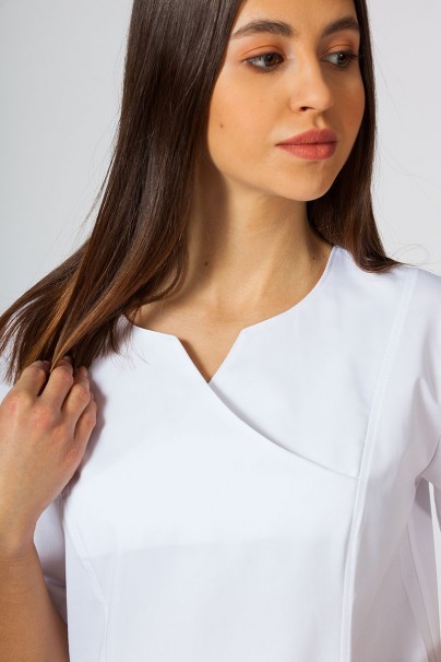 Sukienka medyczna damska klasyczna Sunrise Uniforms biała-2