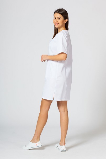 Sukienka medyczna damska klasyczna Sunrise Uniforms biała-2