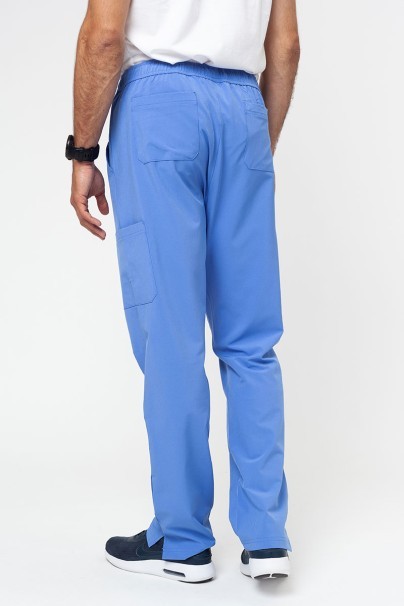Spodnie medyczne męskie Adar Slim Leg Cargo klasyczny błękit-2