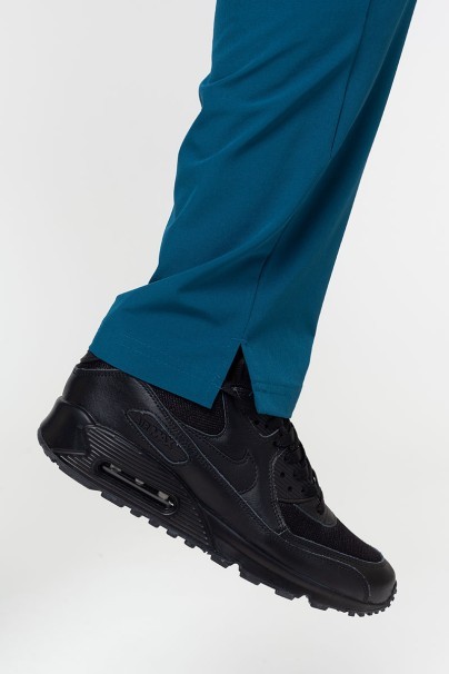 Spodnie medyczne męskie Adar Slim Leg Cargo karaibski błękit-6