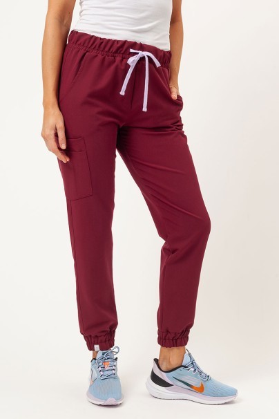 Komplet medyczny Sunrise Uniforms Premium (bluza Aura, spodnie Vibe) śliwkowy-7