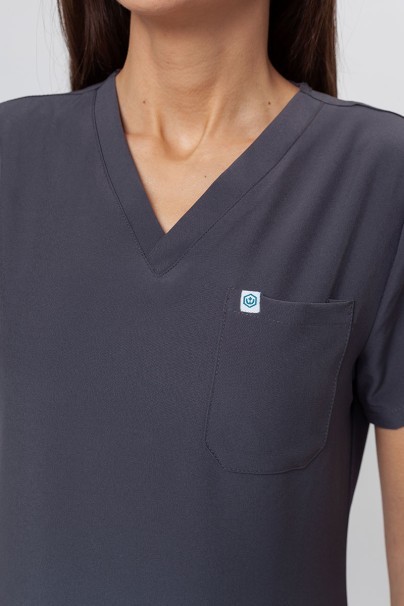 Bluza medyczna damska Uniforms World 309TS™ Valiant szara-2