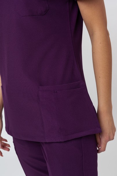 Bluza medyczna damska Uniforms World 309TS™ Valiant bakłażanowa-3