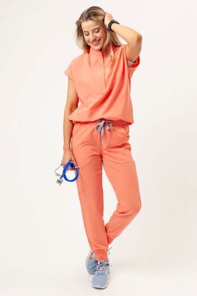 Bluza medyczna damska Uniforms World 518GTK™ Avant On-Shift łososiowa-2