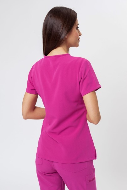 Bluza medyczna damska Uniforms World 518GTK™ Phillip On-Shift malinowa-1